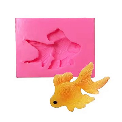 Molde Silicone Peixe Peixinho 3d  Beta Aquario Fundo Mar