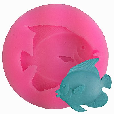 Molde Silicone Peixe Peixinho Dori Fondant Biscuit Resina