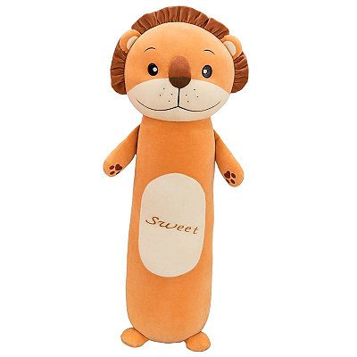 Almofada Travesseiro Leão Gato Pelucia Presente Menina Bebe