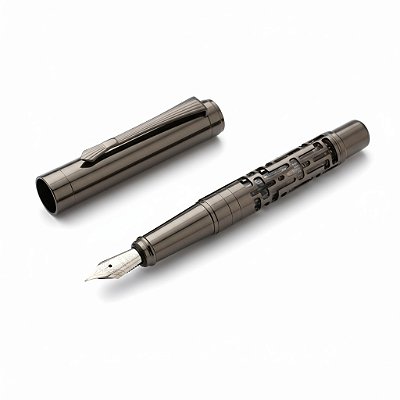 CANETA TINTEIRO METAL PENA 0,5MM  SOFISTICADA ELEGANTE LUXO