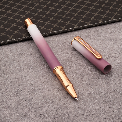 CANETA TINTEIRO EXECUTIVA CALIGRAFIA 0,38MM ROSA DEGRADE