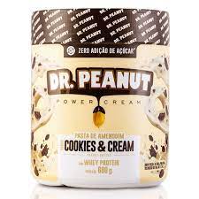 Pasta de amendoim Dr peanut cookies cream 600g