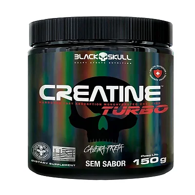 Creatina turbo black skull 150g