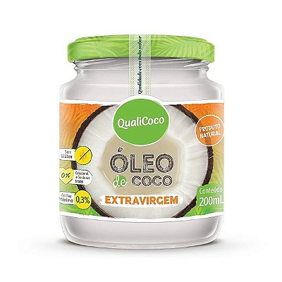 Óleo de coco extravirgem 200ml qualicoco