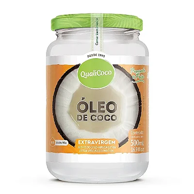 Óleo de coco extravirgem 500ml qualicoco