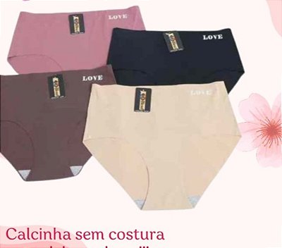 Calcinha sem costura G/GG