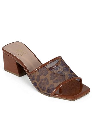 Tamanco Feminino Salto Bloco