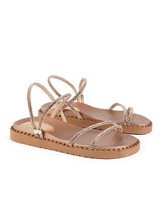 Sandália Feminina Rasteira Elegante