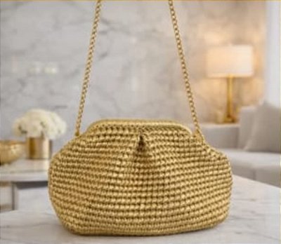Bolsa crochê Helena