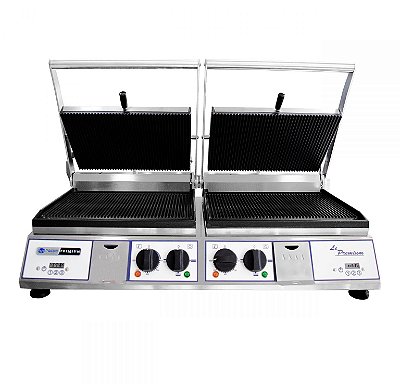 Grelhadores Elétricos com Placa/Prensa ranhurada