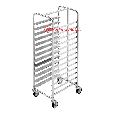 Carro Aberto Esqueleto GN1/1 com 13 Divisões para Resfriamento e Transporte