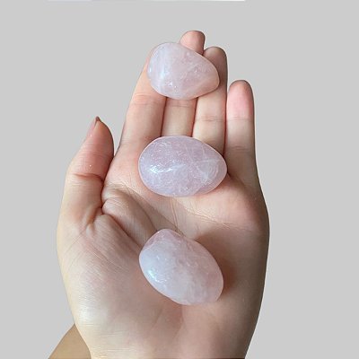 Quartzo Rosa Rolado- Pedra do amor e Relacionamento