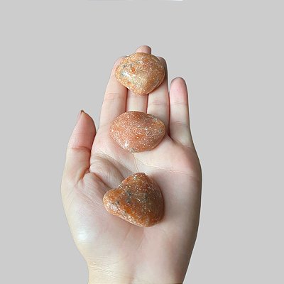 Calcita Laranja Rolada - Pedra da Alegria, Vitalidade, Expressão