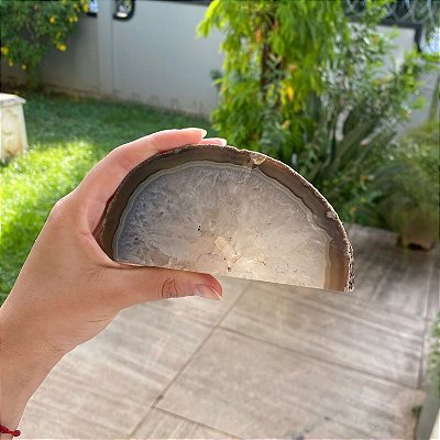 Geodo de Ágata Intuitivo G - Pedra da Sorte