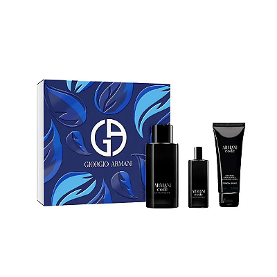 Coffret Kit Armani Code Giorgio Armani EDT 125ml + Mini Armani Code 15ml + gel de banho 75ml