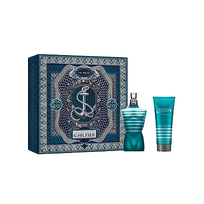 Coffret Kit Le Male Jean Paul Gaultier - Edt 125ml + Gel de Banho 75ml