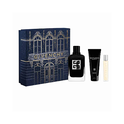 Coffret kit Gentleman Society Givenchy - Eau de Parfum 100ml + Gel de Banho 75ml + Travel Size 12,5 ml