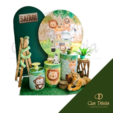 Kit Decoração Pegue e Monte Safari para Alugar
