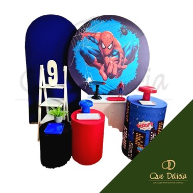 Kit Decoração Pegue e Monte Homem Aranha para Alugar
