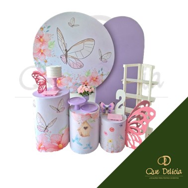 Kit Decoração Pegue e Monte Jardim das Borboletas para Alugar
