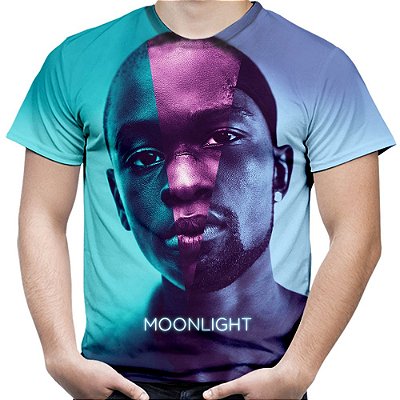 Camiseta Masculina Moonlight Sob a Luz do Luar Estampa Total