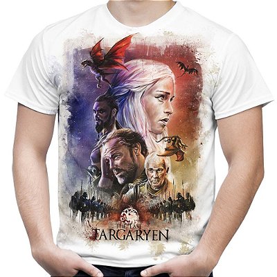 Camiseta Masculina Game of Thrones Last Targaryen Estampa Total