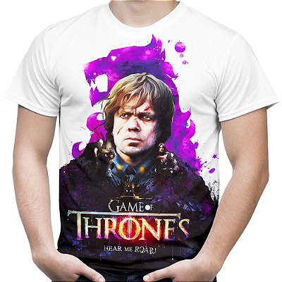 Camiseta Masculina Game of Thrones Tyrion Lannister Estampa Total