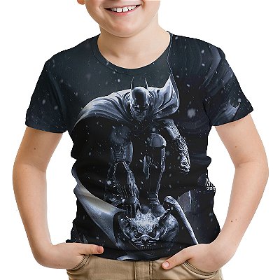 Camiseta Infantil Batman Arkham Estampa Total