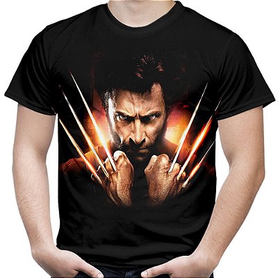 Camiseta Masculina Wolverine Volverine Logan Md04