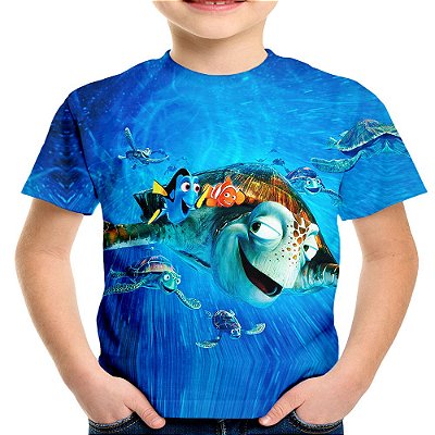 Camiseta Infantil Filme Procurando Nemo Md01