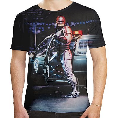 Camiseta Masculina Robocop O Policial Do Futuro Alex Murphy