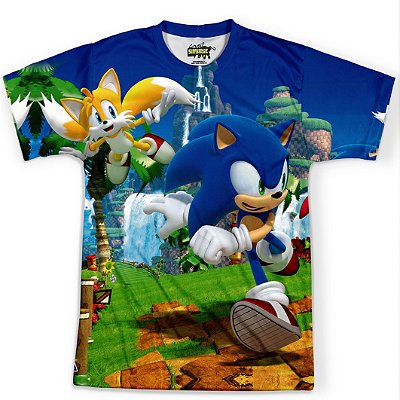 Camiseta Masculina Sonic