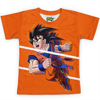 Camiseta Infantil Goku Dragon Ball Super MD06