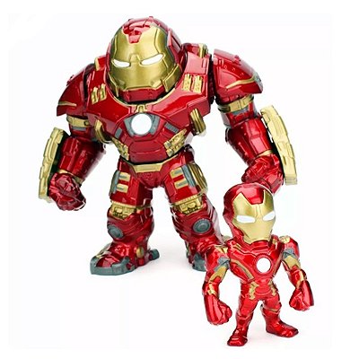 Boneco Homem De Ferro Iron Man Hulkbuster Metal Diecast Jada