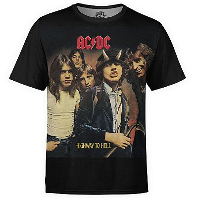 Camiseta masculina AC/DC Estampa Digital AC DC md05