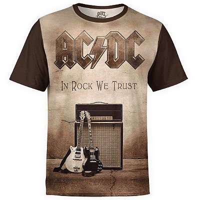 Camiseta masculina AC/DC Estampa Digital AC DC md04