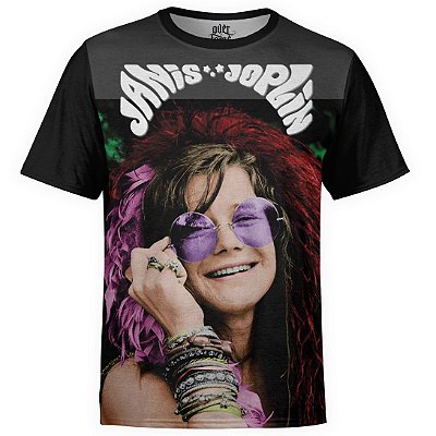Camiseta masculina Janis Joplin Estampa digital md01