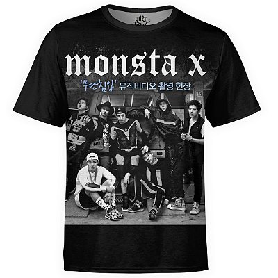 Camiseta masculina Monsta X Estampa digital md02