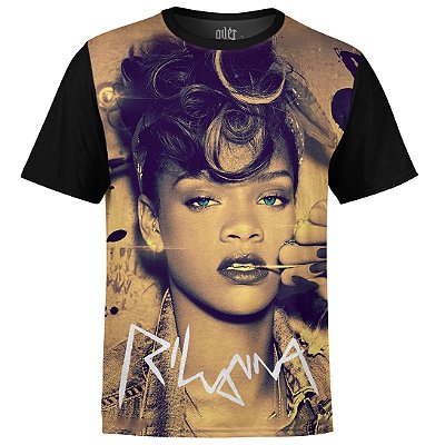 Camiseta masculina Rihanna Estampa digital md02
