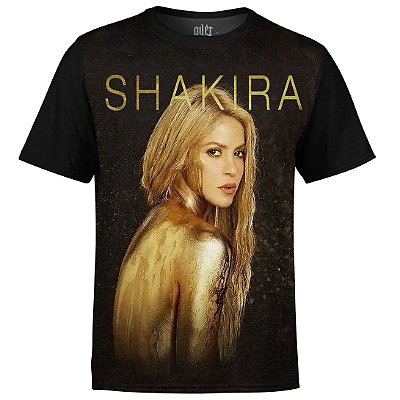 Camiseta masculina Shakira Estampa digital md03