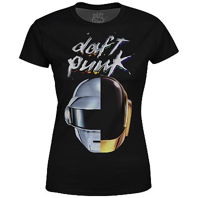 Camiseta Baby Look Feminina Daft Punk Estampa digital md03