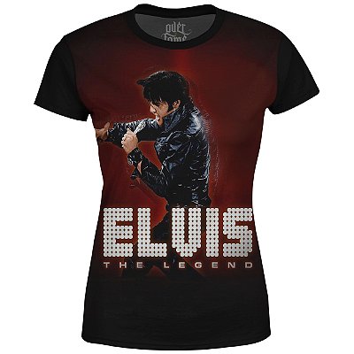 Camiseta Baby Look Feminina Elvis Presley md01