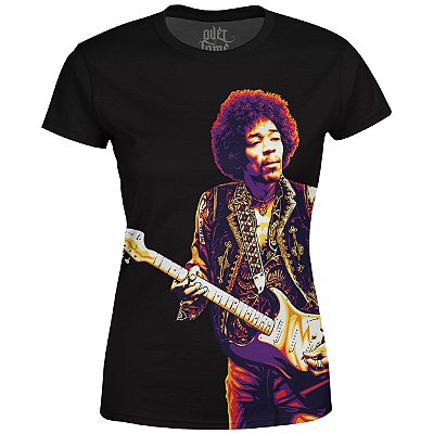 Camiseta Baby Look Feminina Jimi Hendrix md02