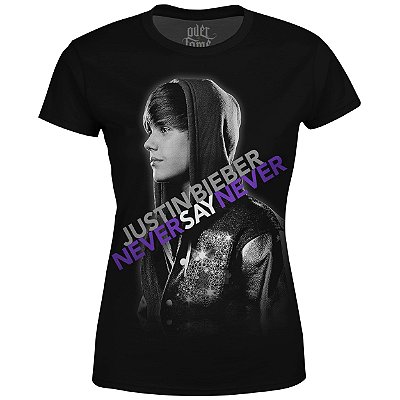 Camiseta Baby Look Feminina Justin Bieber md01