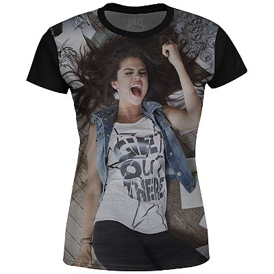 Camiseta Baby Look Feminina Selena Gomez md03