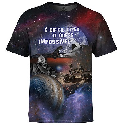 Camiseta Masculina Conquistas Espaciais