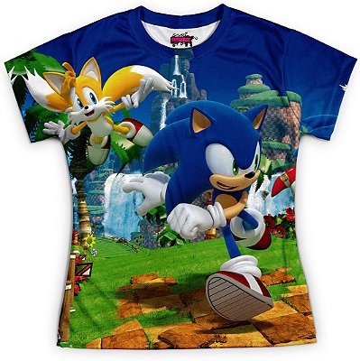 Baby look Feminina Sonic - OUTLET
