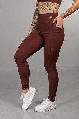 Legging de Treino Feminina Murigú Moving Marrom