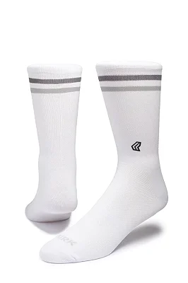 Meia Performance Duo Branco/Cinza Lurk