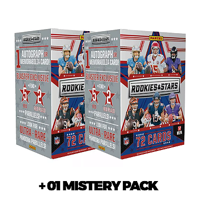 BREAK NFL [0025] - 2 BLASTER BOX ROOKIE STARS + 1 MISTERY PACK